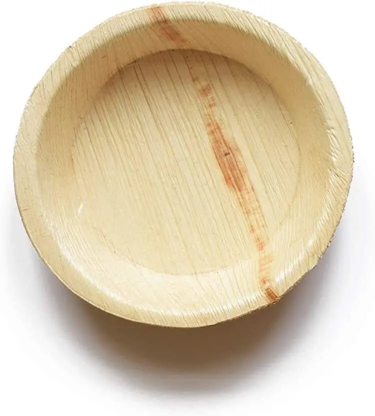 Ecovib Disposable Palm Leaf Bowls (400 Count, 6.5" Bowls).