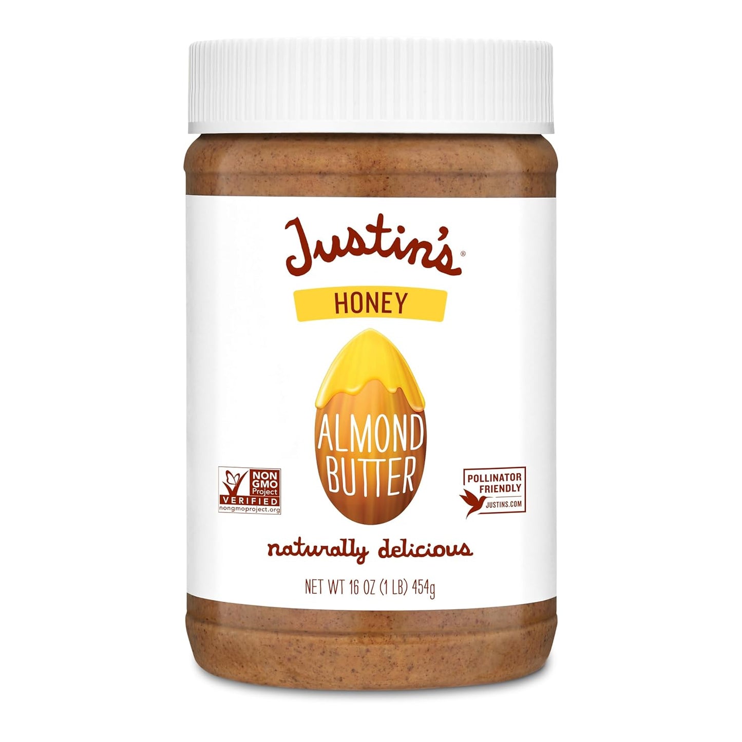 Justin'S Chocolate Hazelnut and Almond Butter, Organic Cocoa, No Stir, Gluten-Free, Responsibly Sourced, 16 Ounce (Pack of 1)