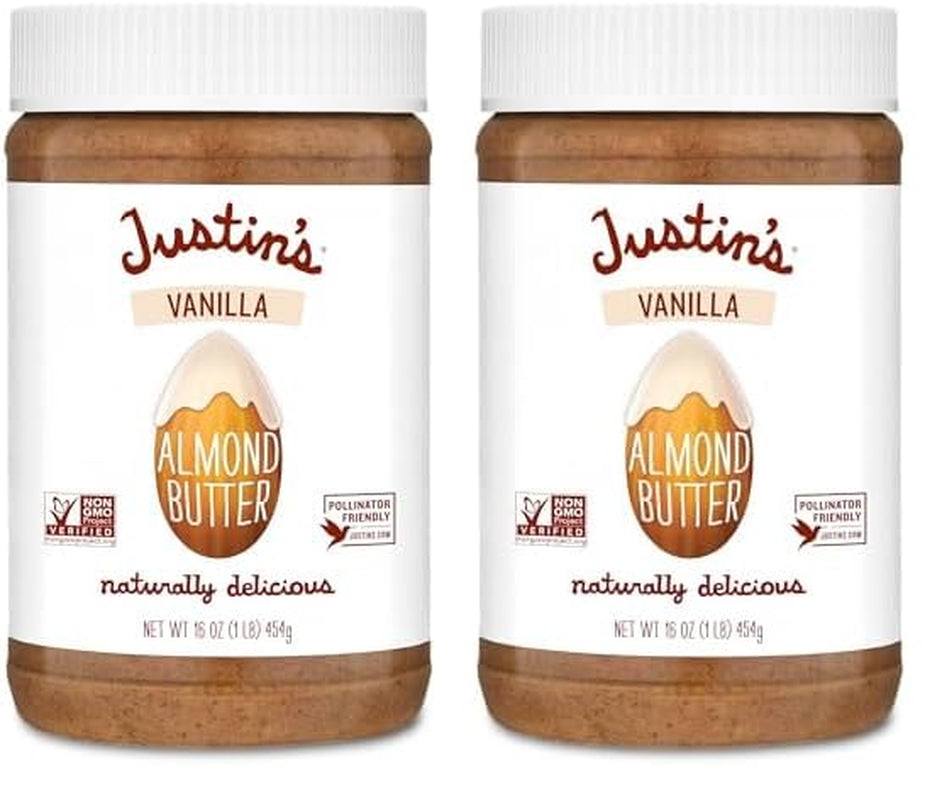 Justin'S Chocolate Hazelnut and Almond Butter, Organic Cocoa, No Stir, Gluten-Free, Responsibly Sourced, 16 Ounce (Pack of 1)