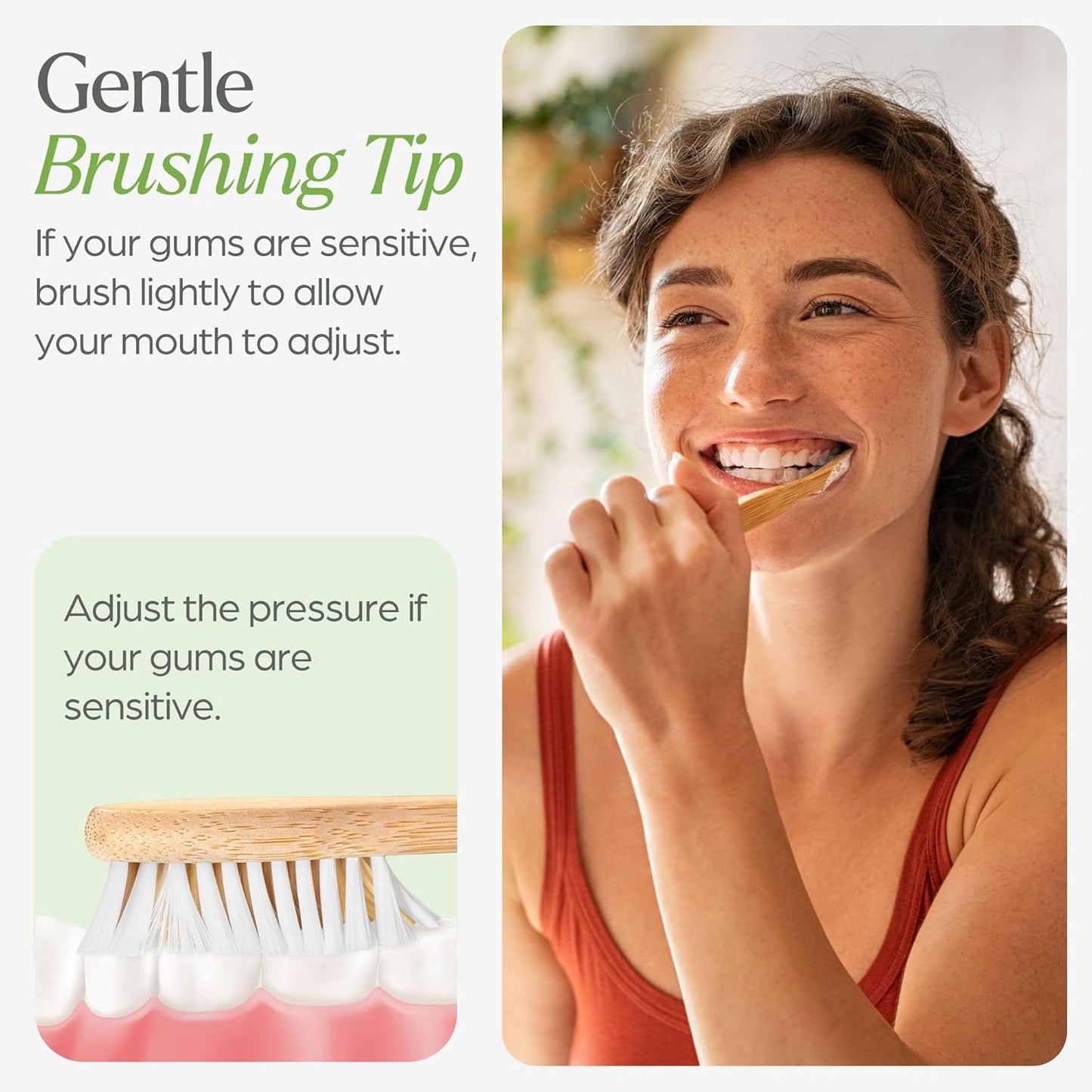 Biodegradable Bamboo Toothbrushes 10 Pack - BPA Free Soft Bristles Toothbrushes, Eco-Friendly, Compostable Natural Wooden Toothbrush