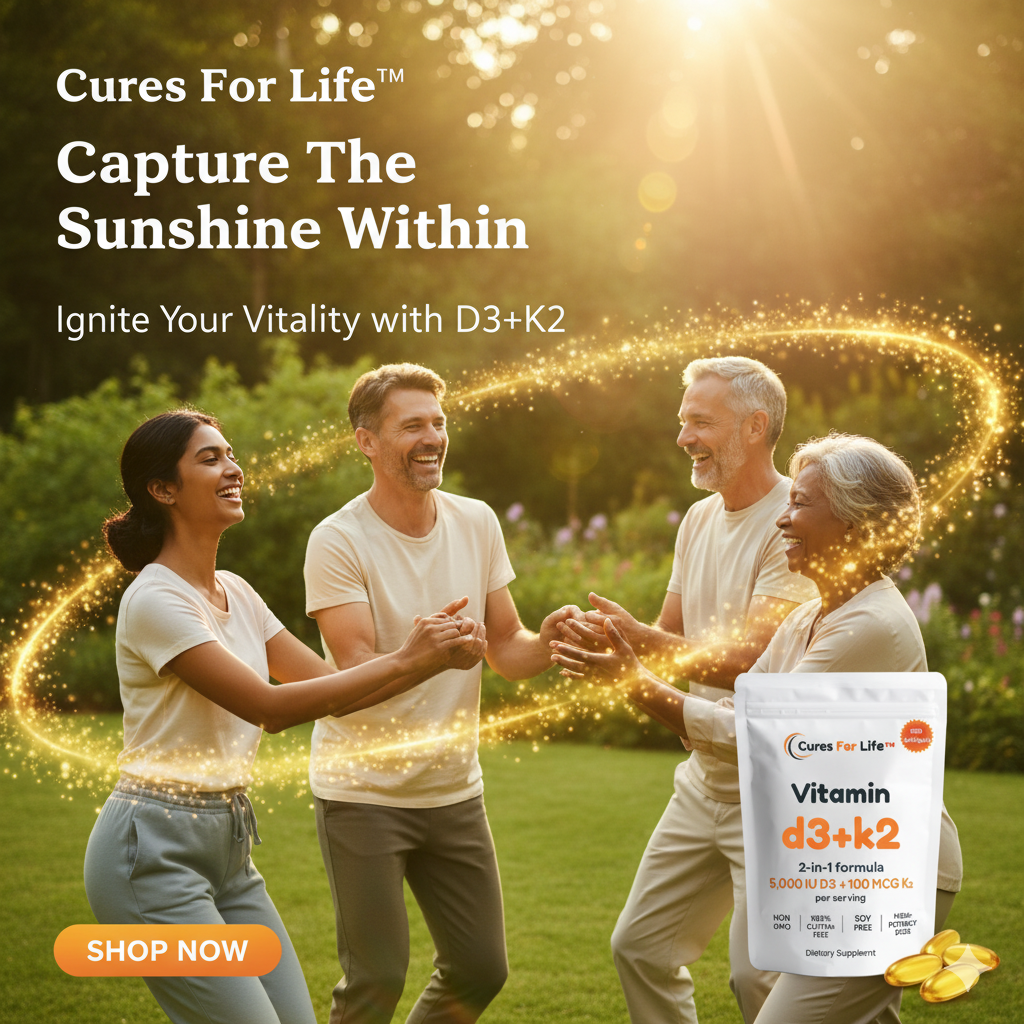 Vitamin D3 + K2 – 2-in-1 High Potency Formula – 300 Softgels