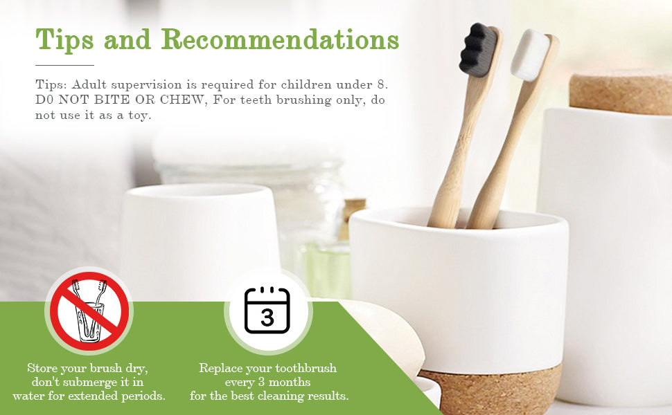 Bamboo Toothbrush, Biodegradable Toothbrushes Extra Soft Bristles, 20000 Soft Natural Bristle Toothbrush, Eco Friendly Toothbrushes for Sensitive Teeth Gum Recession - 4 Pack