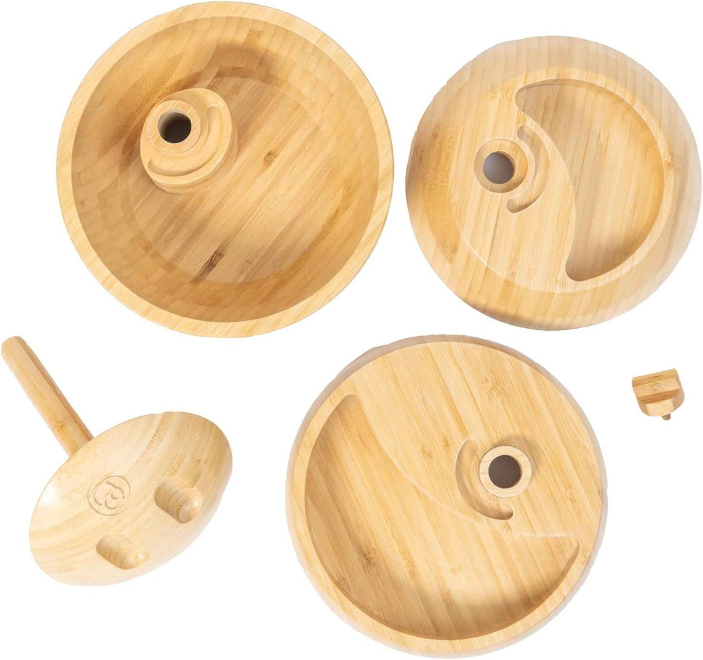 All-Natural Serving Container, Tiered Tray, Charcuterie Sphere, Bamboo