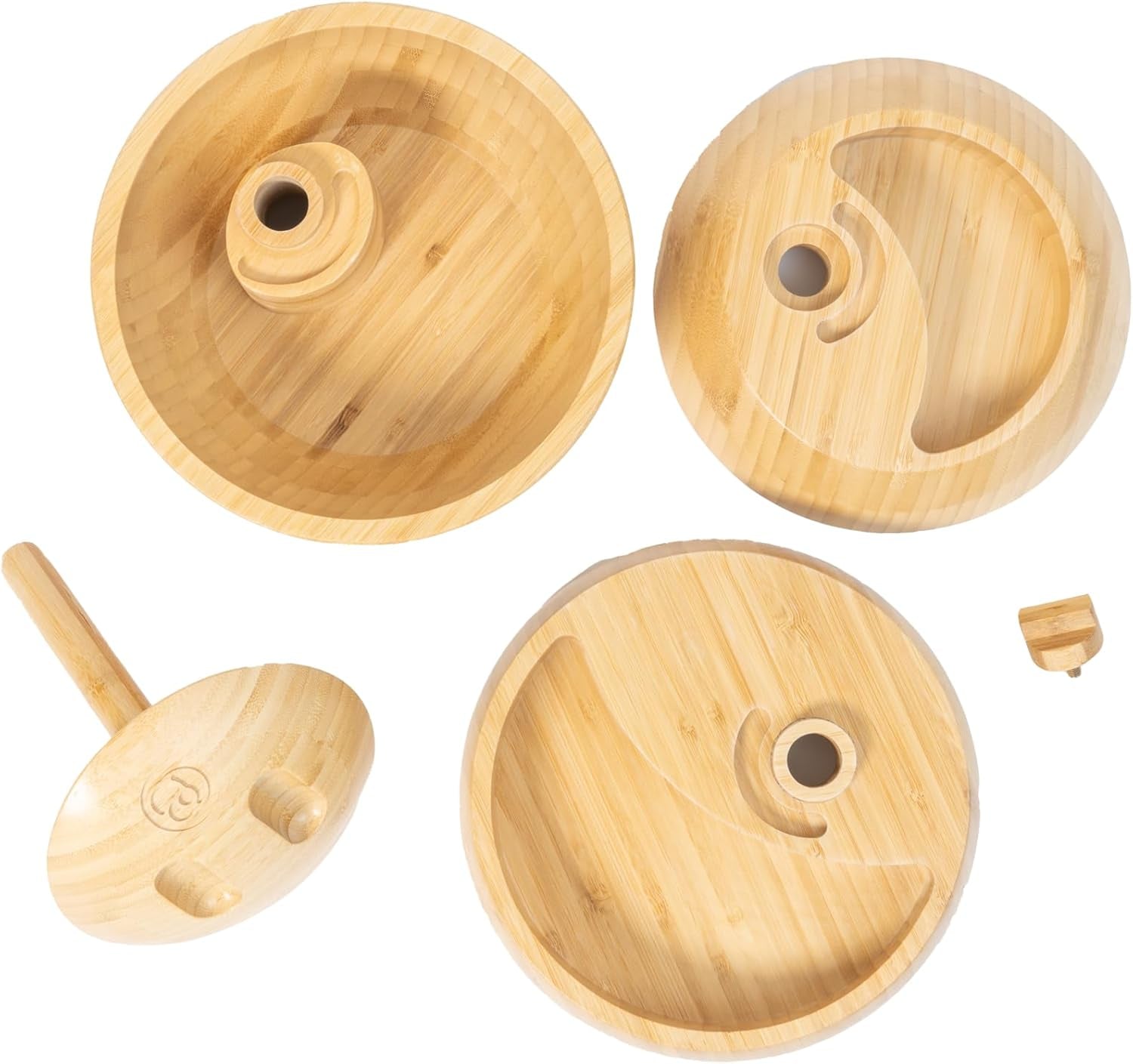 All-Natural Serving Container, Tiered Tray, Charcuterie Sphere, Bamboo
