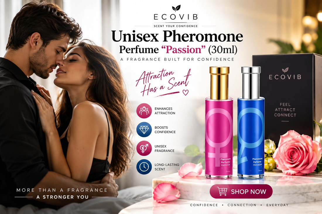 Ecovib Passion Unisex Pheromone Perfume 30ml | Confidence Scent