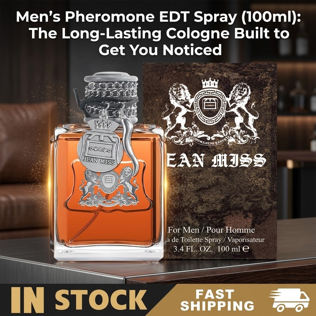 Men's Pheromone EDT Spray 100ml | Long-Lasting Cologne