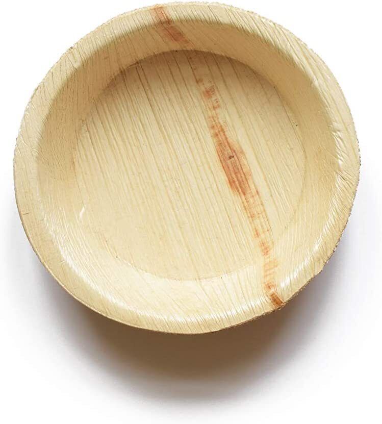 Ecovib Disposable Palm Leaf Bowls (400 Count, 6.5" Bowls).