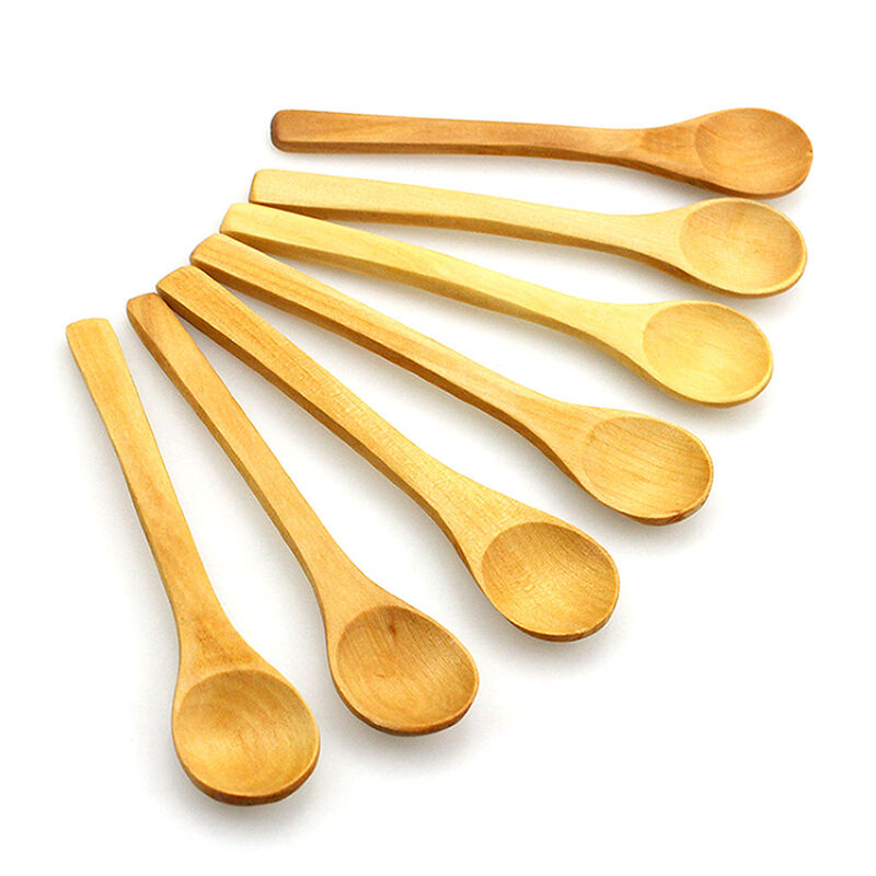 Ecovib Bamboo Spoon Set (5 Pc).