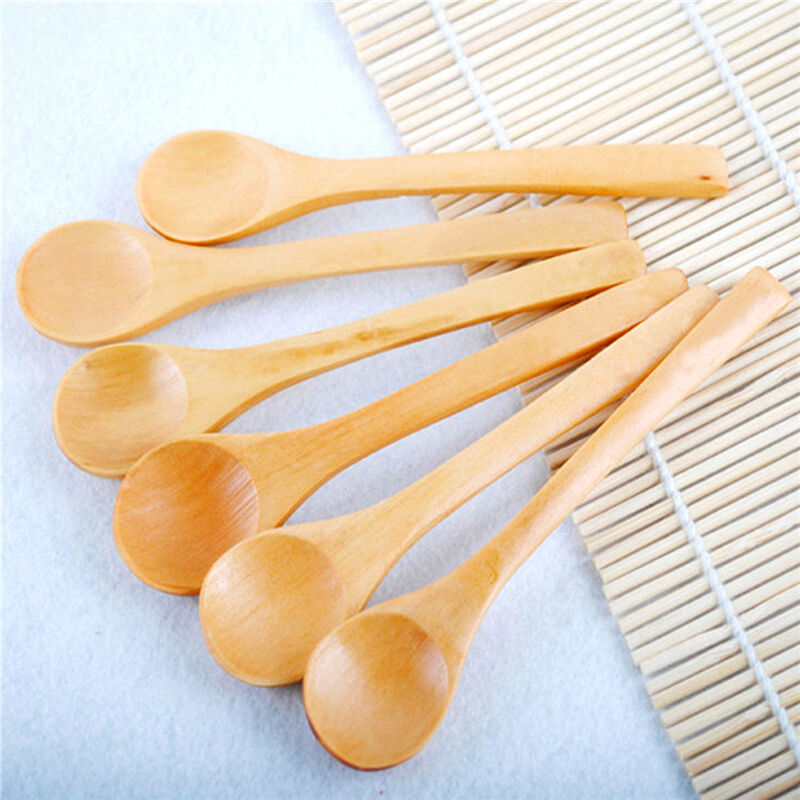 Ecovib Bamboo Spoon Set (5 Pc).