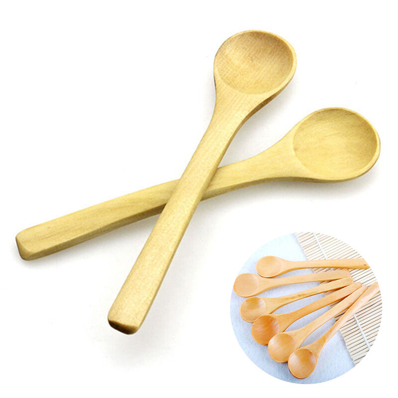 Ecovib Bamboo Spoon Set (5 Pc).