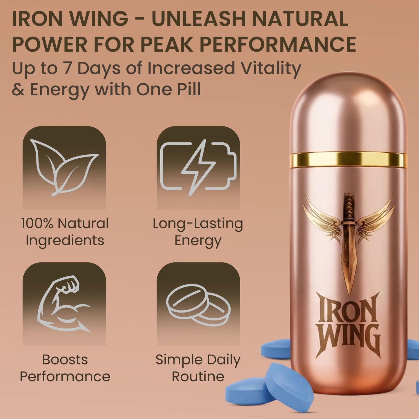 Best Male Enhancement, Sex Pills for Men, 10 tablets  Rose Golden Bullet /Silver Bullet
