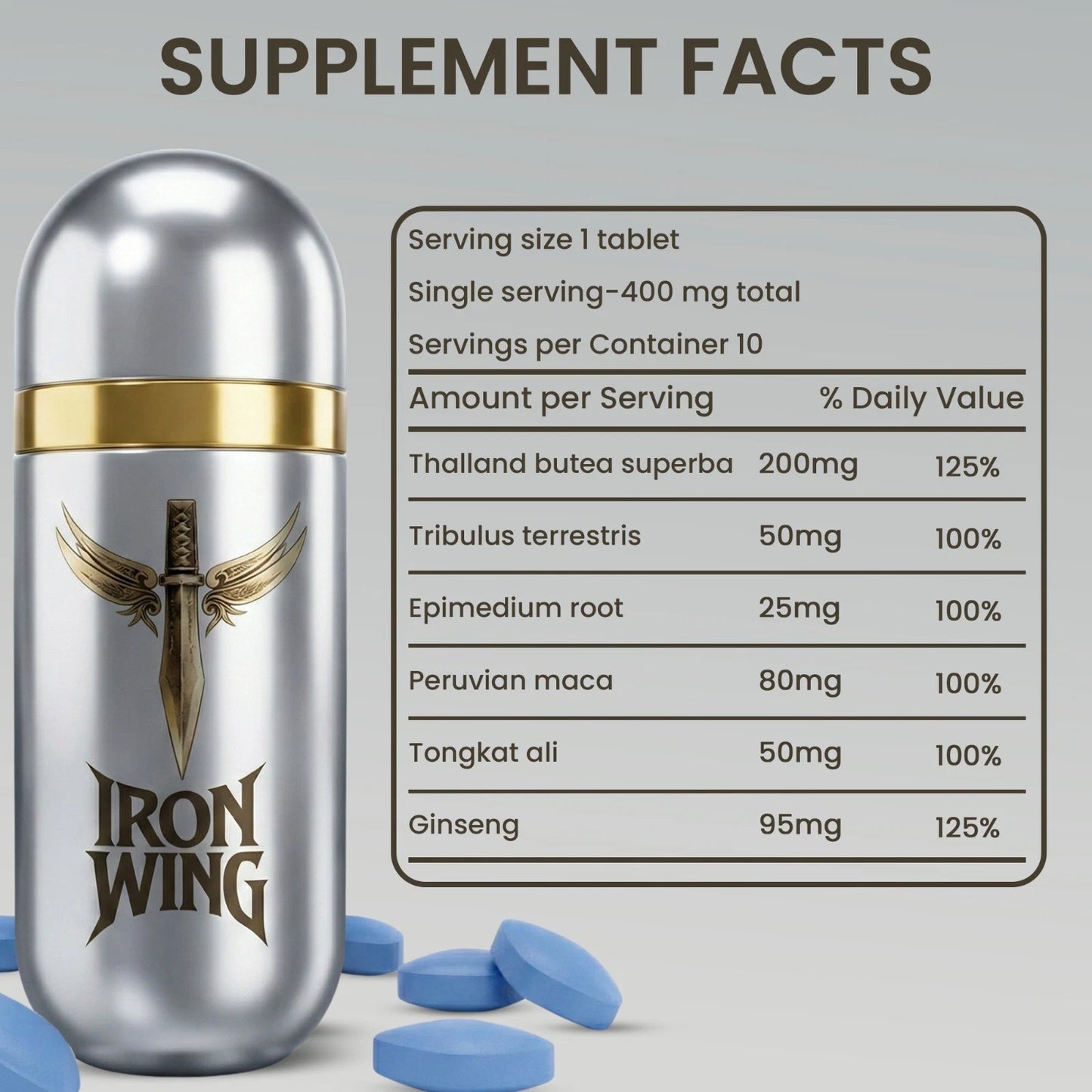 Best Male Enhancement, Sex Pills for Men, 10 tablets  Rose Golden Bullet /Silver Bullet