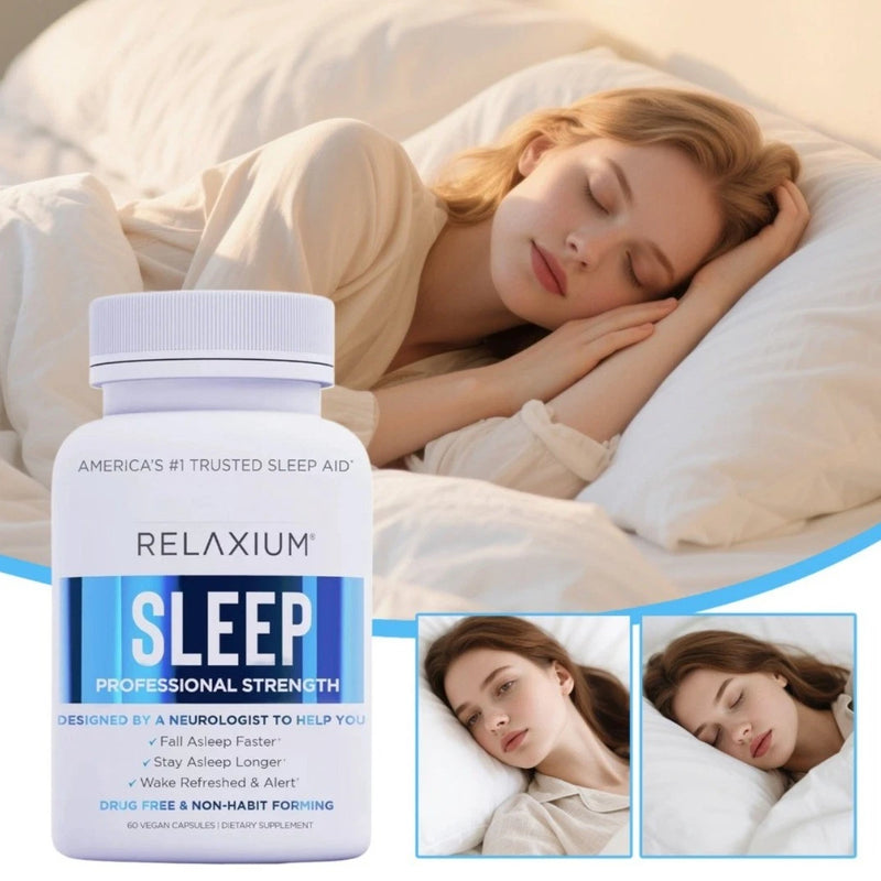 Relaxium Sleep Natural Dietary Supplement for Better Sleep New 60 Capsules