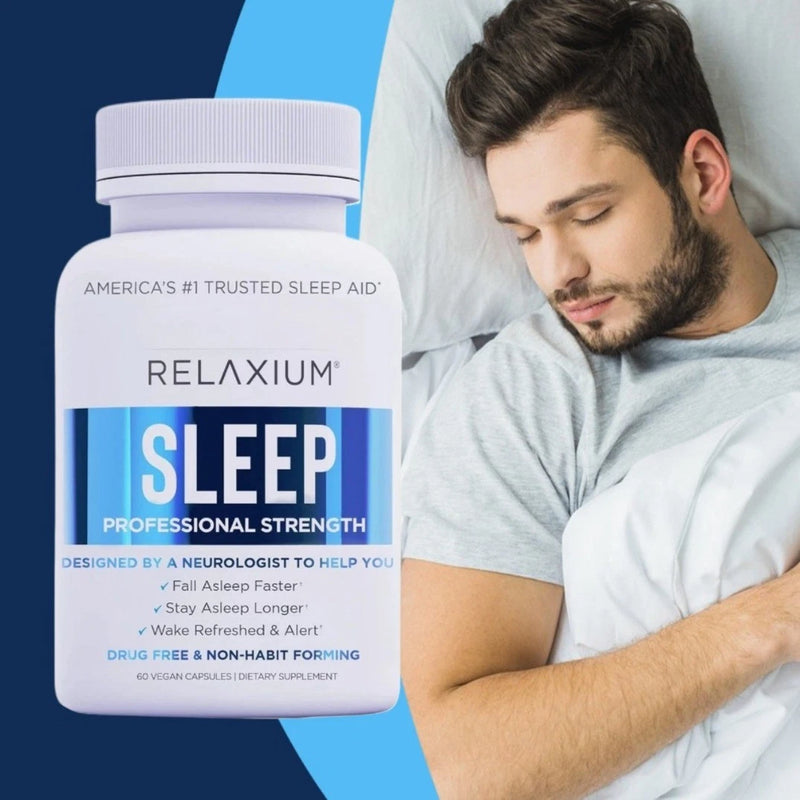 Natural sleep supplement with melatonin and calming ingredients for bedtime support