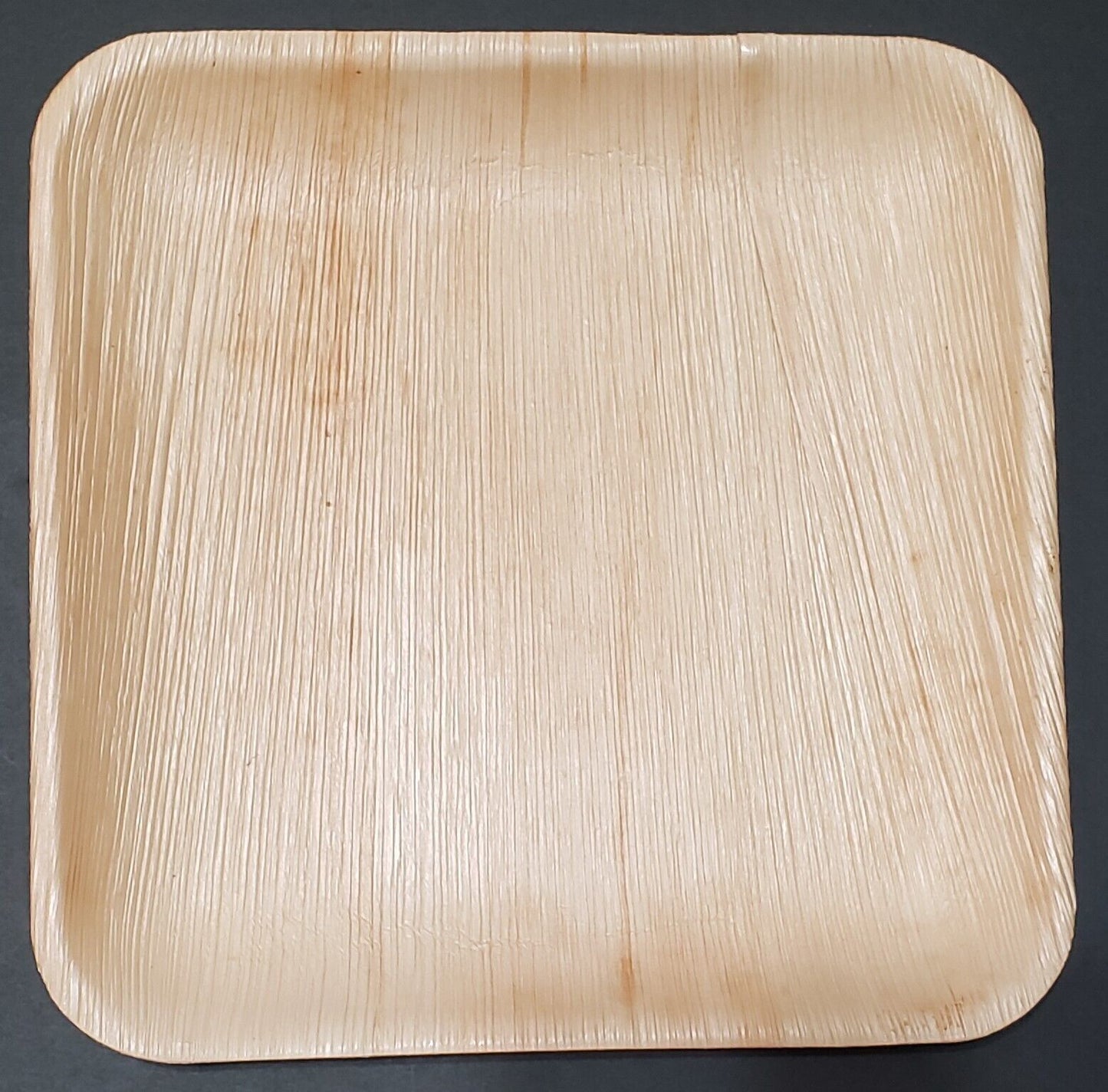 Palm Leaf Plates Bamboo Paper Plates Disposable 6 Inch 100 Bulk by Ecovib.