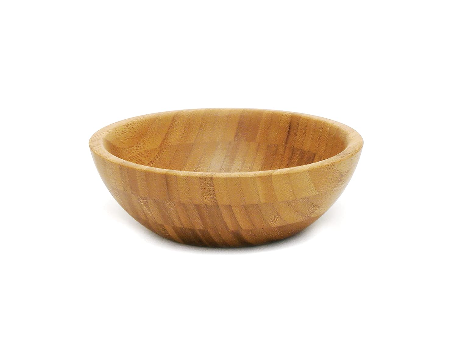 Lipper International Bamboo Wood Salad Bowls with Server Utensils, 7-Piece Set, Assorted Sizes