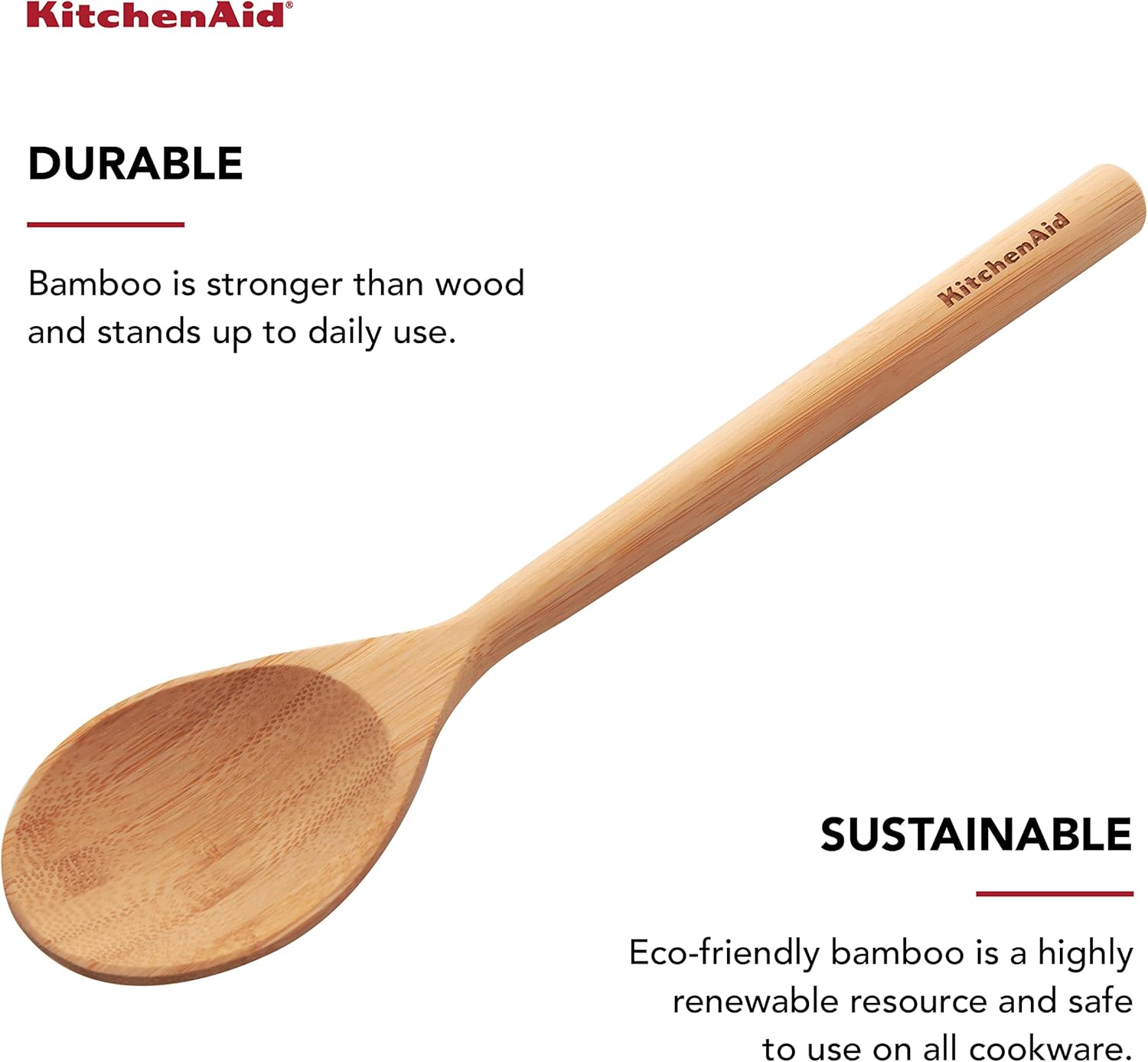 Kitchenaid Universal Bamboo Tools, 12-Inch, KQ603OHBBA