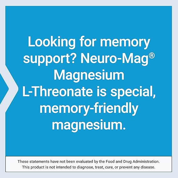 Neuro-Mag Magnesium L-Threonate from 2000 mg Magtein - Life Extension (90 Capsules)