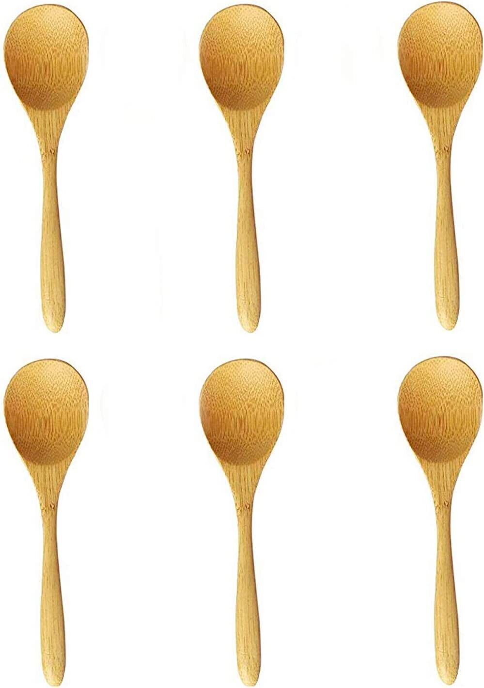 Ecovib Bamboo Spoon Set (5 Pc).