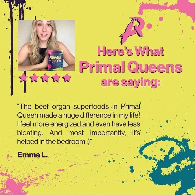 Beef Organ Supplement for Women | Primal Queen 60 Capsules 1 Month Supply