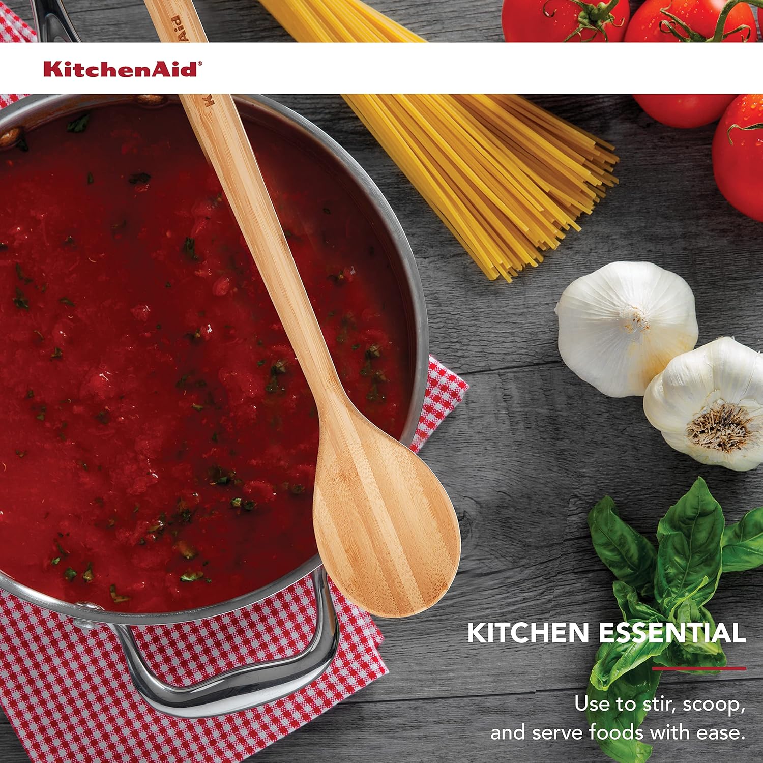 Kitchenaid Universal Bamboo Tools, 12-Inch, KQ603OHBBA