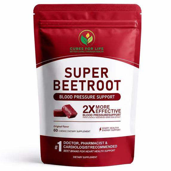 Beet Root Chewables — Blood Pressure Support 60 Soft Chews