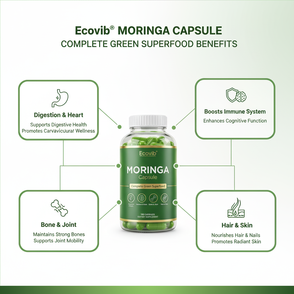Ecovib Moringa capsule with benefits 