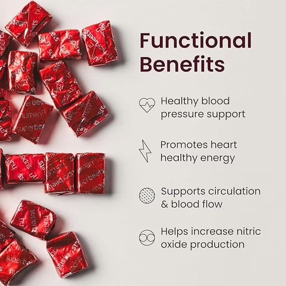Beet Root Chewables — Blood Pressure Support 60 Soft Chews
