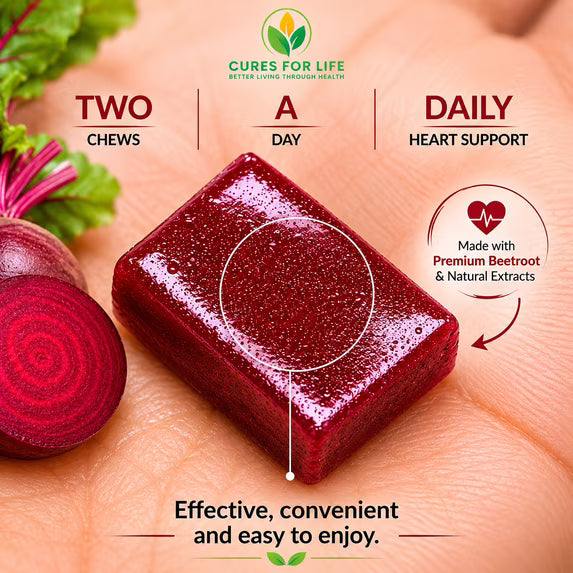 Beet Root Chewables — Blood Pressure Support 60 Soft Chews