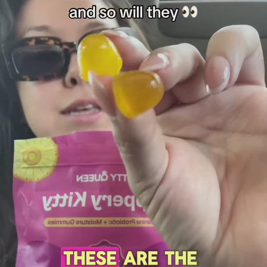 Kitty Queen Slippery Kitty Feminine Probiotic Moisture Gummies for Women