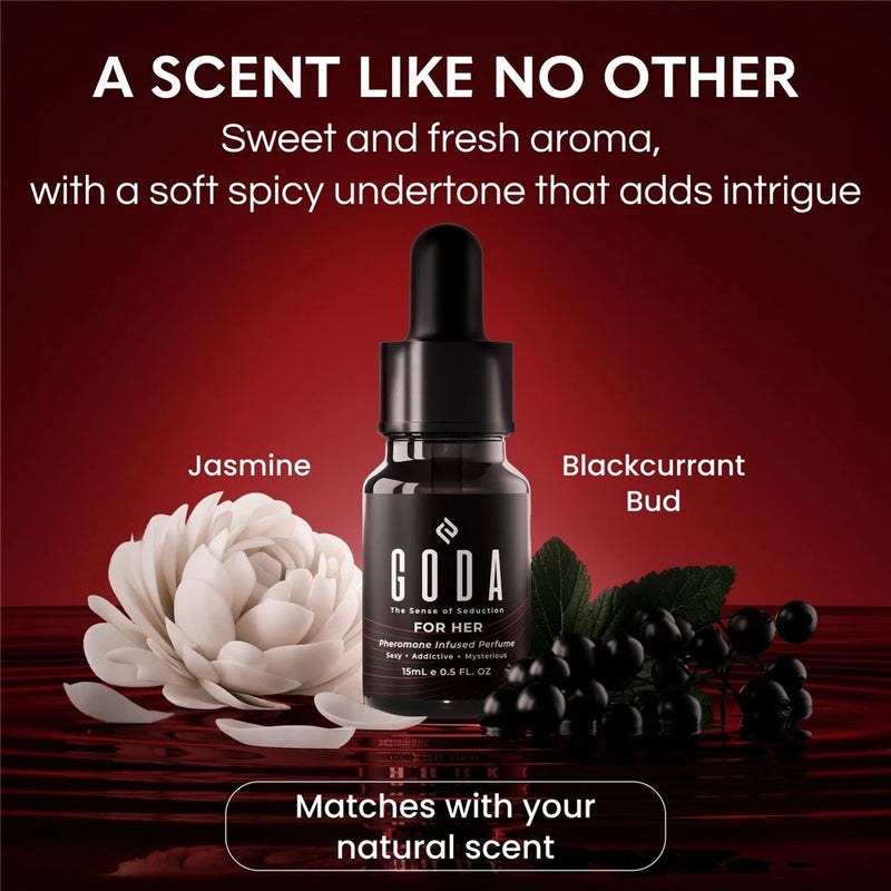GODA For Her Pheromone Perfume for Women – Long-Lasting Feminine Fragrance 15ml