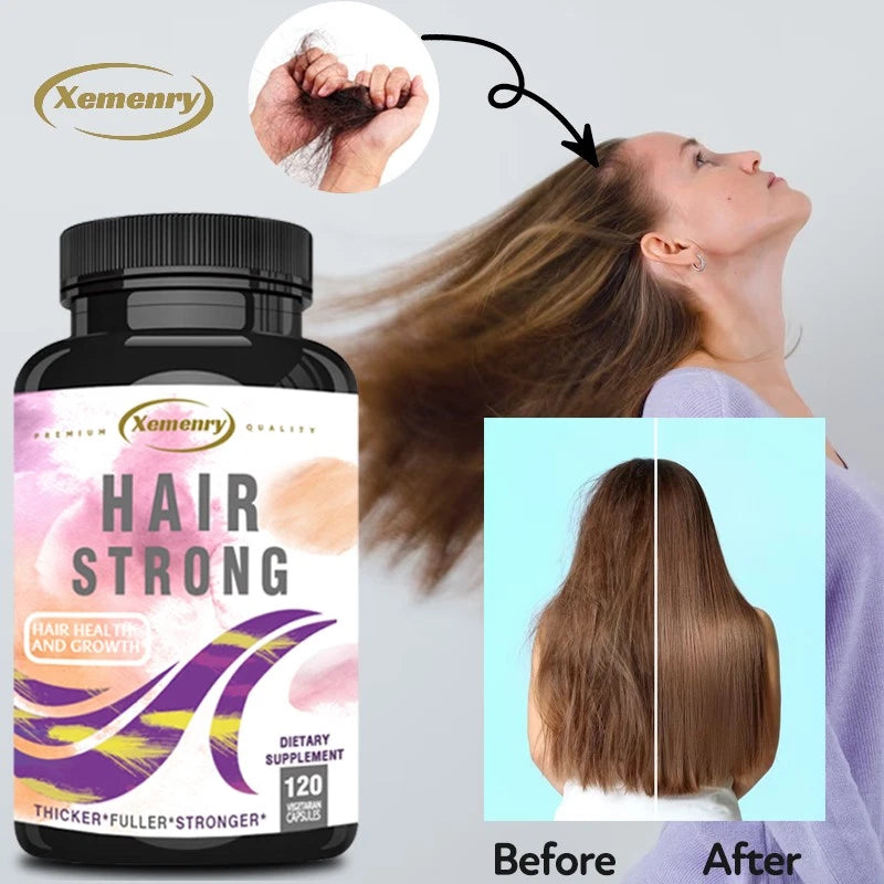 Hair Strong , Hair Growth, Healthy Skin, Strong Nails -Biotin, Keratin  120pcs
