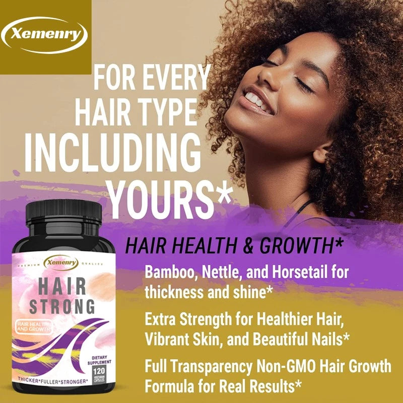 Hair Strong , Hair Growth, Healthy Skin, Strong Nails -Biotin, Keratin  120pcs
