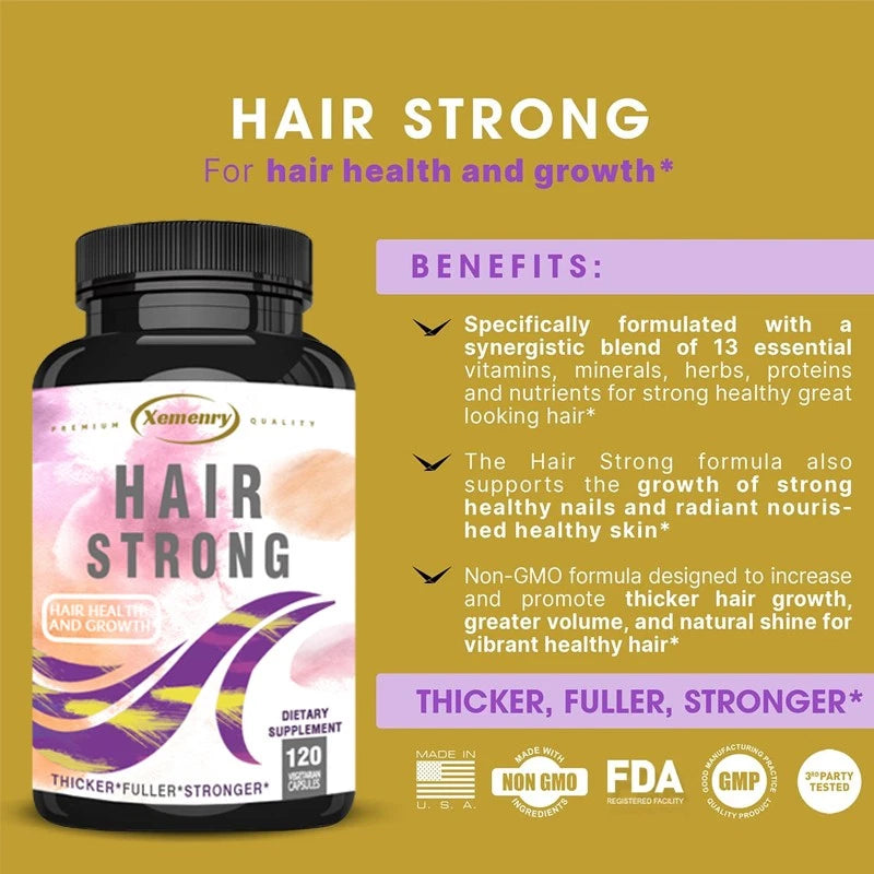 Hair Strong , Hair Growth, Healthy Skin, Strong Nails -Biotin, Keratin  120pcs