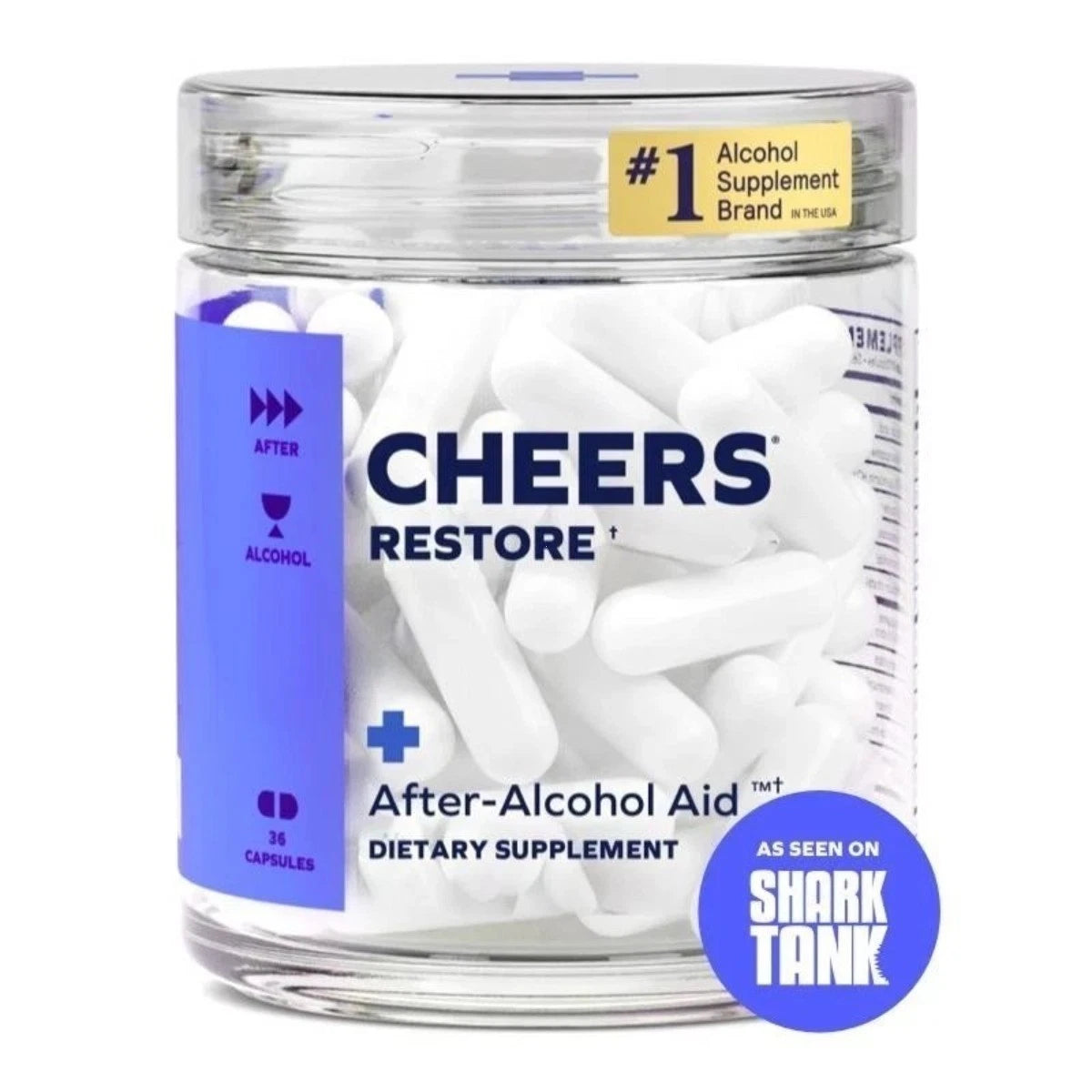 Cheers Restore–DHM & L-Cysteine for After-Drinking Support,Liver Health, (36 Count)