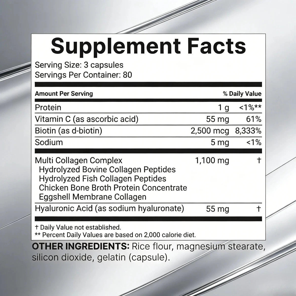 Premium collagen supplement for women supporting healthy-looking skin hair nails and everyday joint wellness.