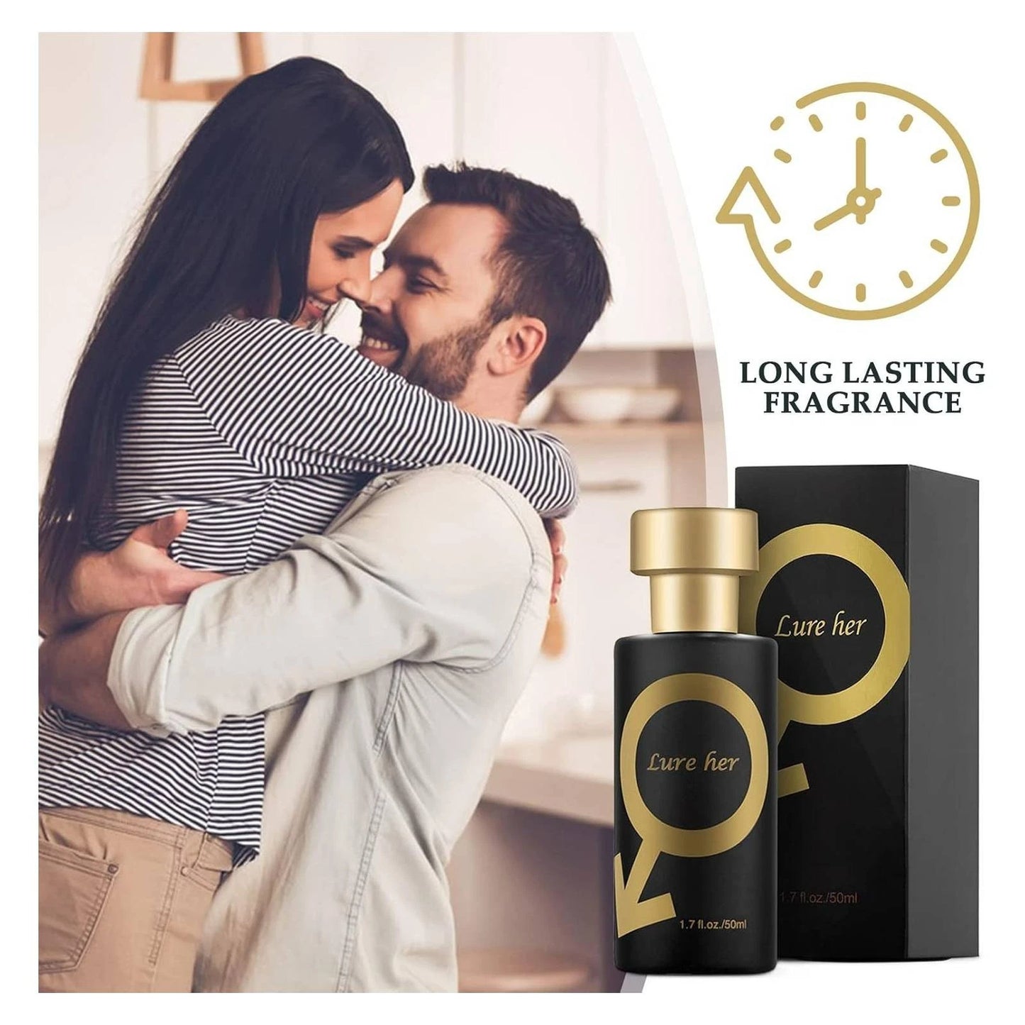 Lure Her men's pheromone fragrance oil for everyday grooming and special occasions.