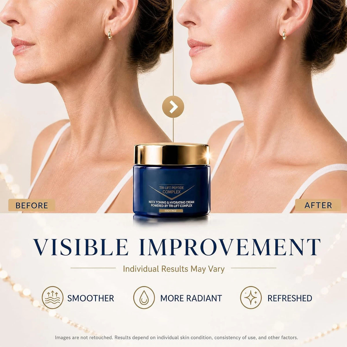 Peptide Cream Anti Aging Firm Lifting Facial Skin Moisturizer 1.76oz