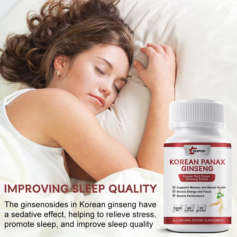 Korean Red Ginseng Premium 1600 Mg - Increases Blood Flow And Improves Endurance