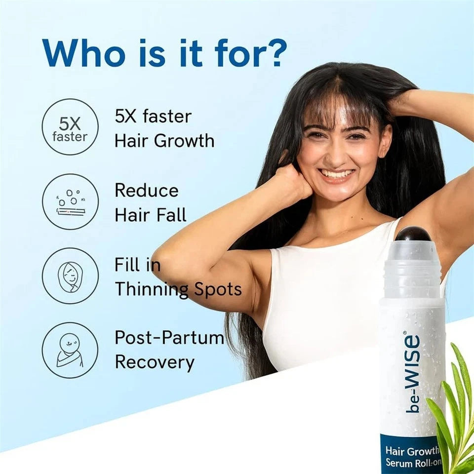 Advanced Hair Roll-On – Be Bodywise with Rosemary & Redensyl, Scalp Care