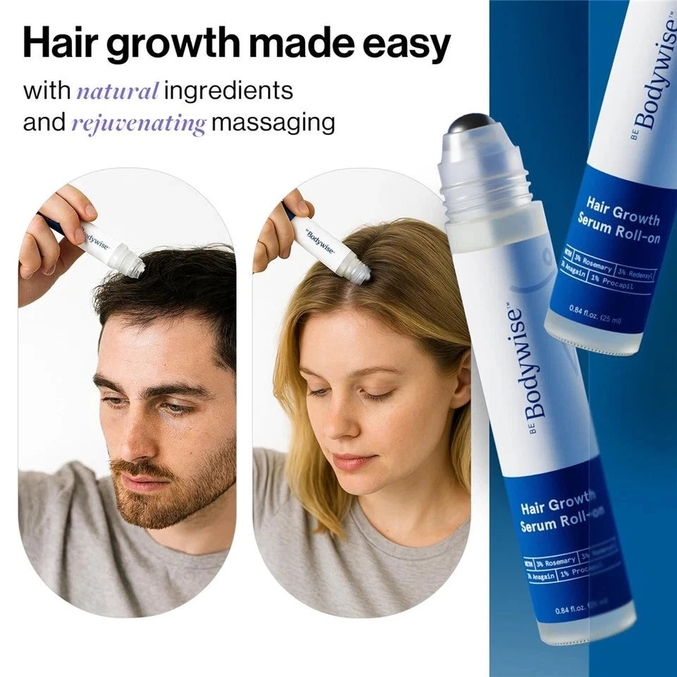 Advanced Hair Roll-On – Be Bodywise with Rosemary & Redensyl, Scalp Care